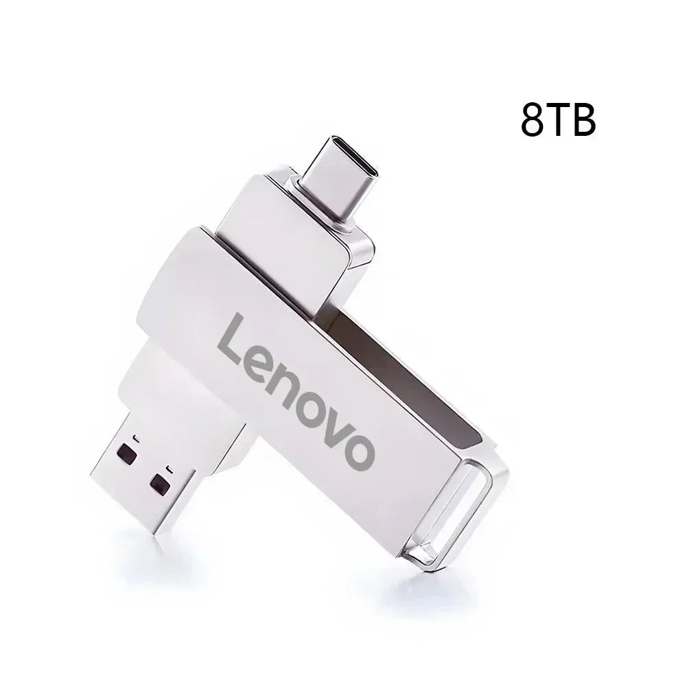Metal USB Flash Drive 16TB | Type-C High-Speed Portable Waterproof Storage