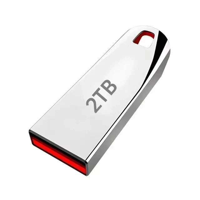 High-Speed USB 3.0 Flash Drive | 256GB–2TB Metal Portable Drive Waterproof